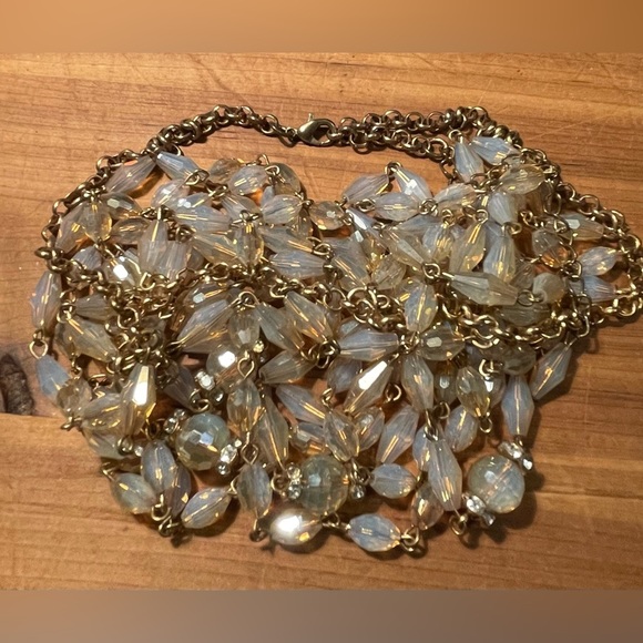 Milky crystal multi strand necklace​ *Host Pick* - Picture 5 of 5